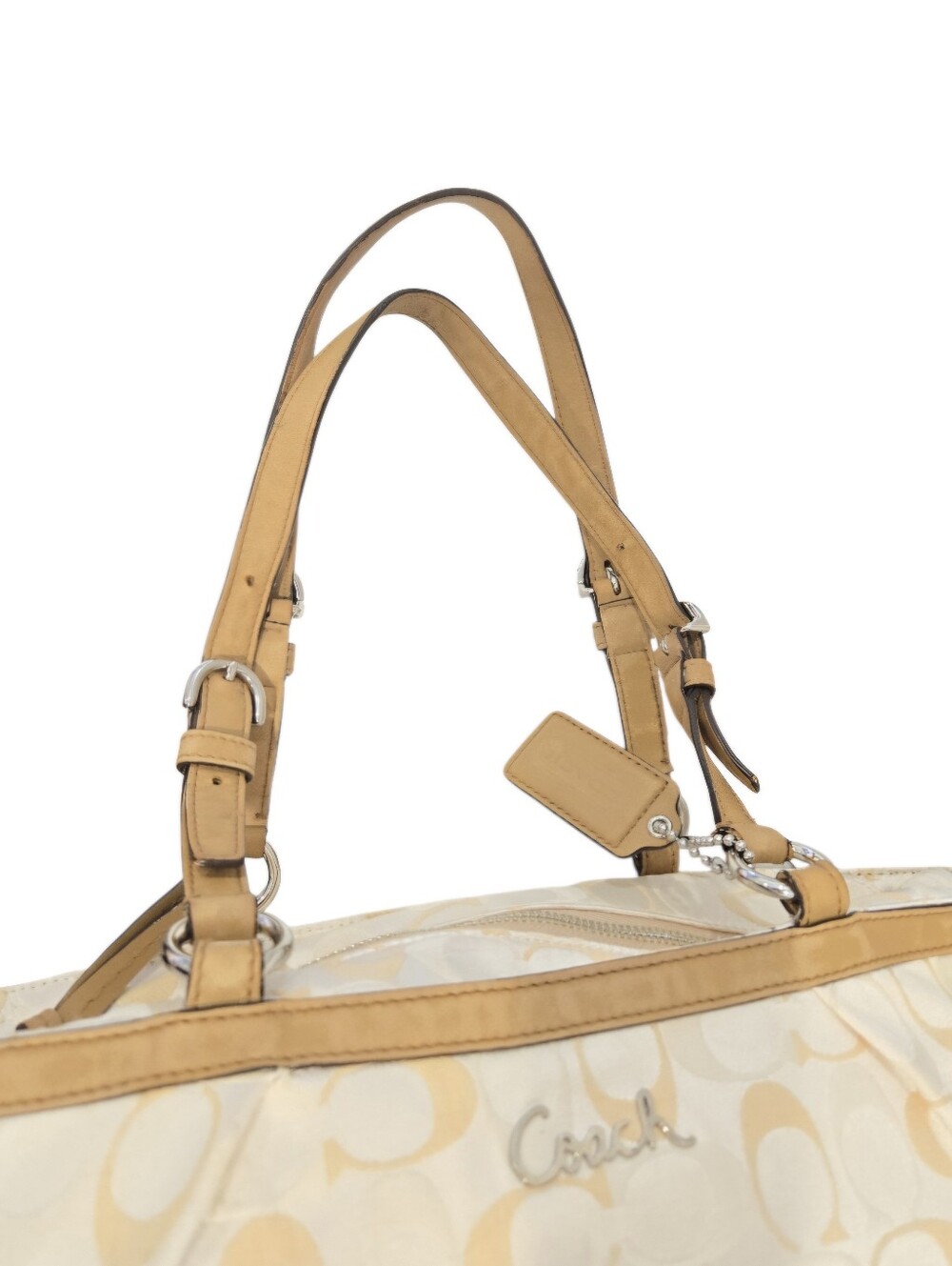 Coach Gallery East West Signature Canvas Tote With Hang Tag - Picture 6 of 15